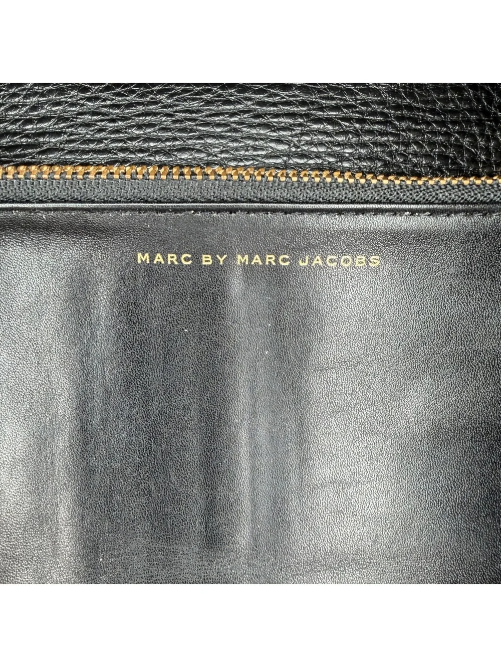 Marc by Marc Jacob’s Standard Supply Tri Fold Black Pebbled Leather Wallet